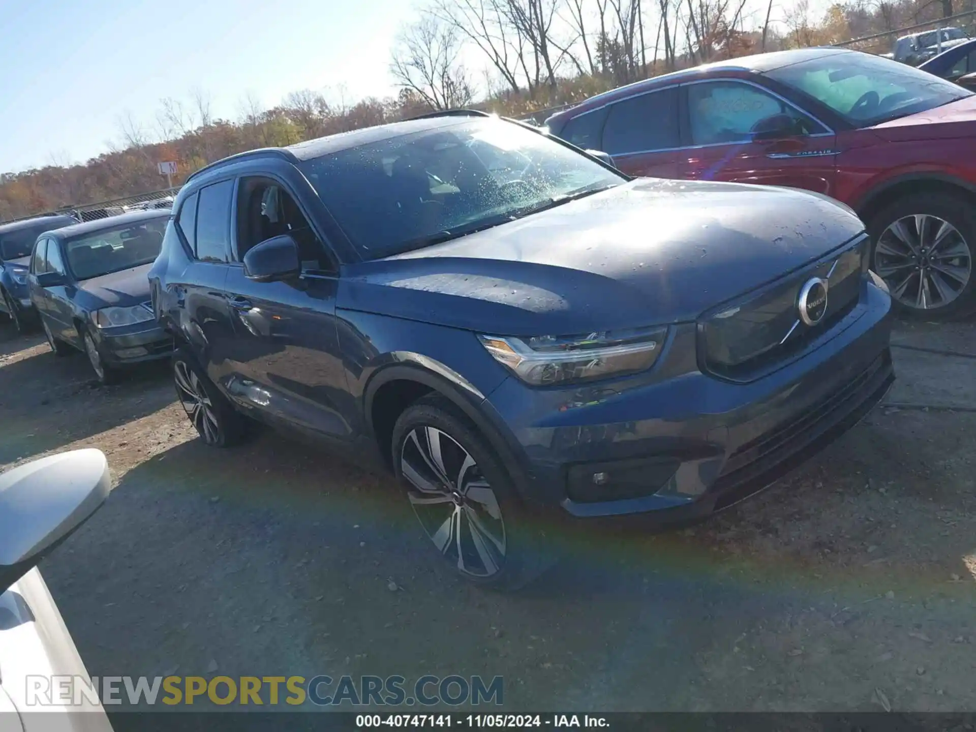 1 fotografías del automóvil dañado YV4ED3UR9N2772378 VOLVO XC40 RECHARGE PURE ELECTRIC 2022