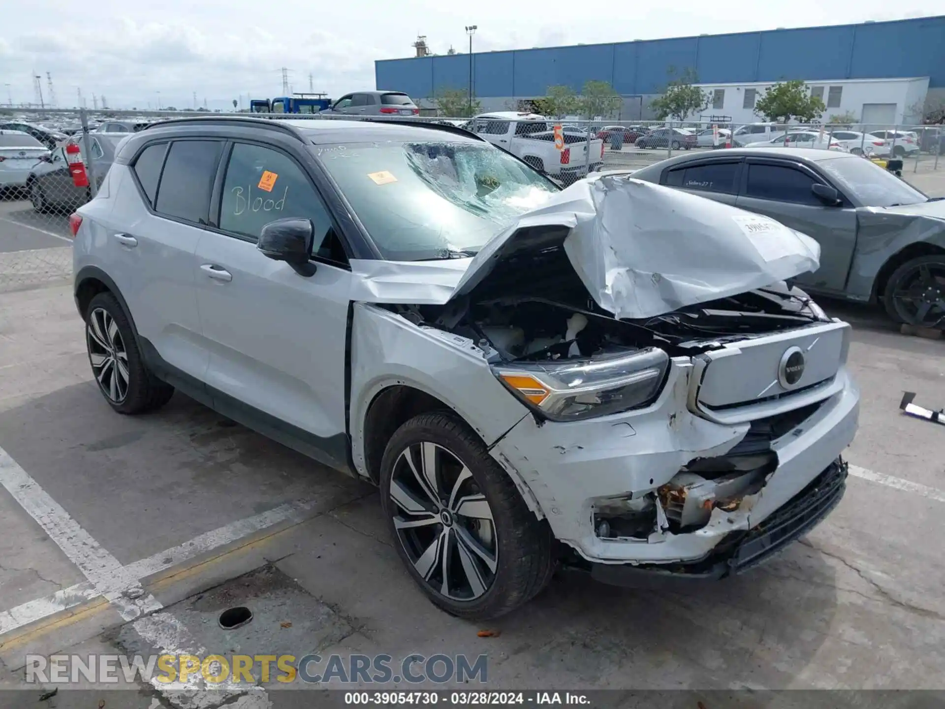 1 fotografías del automóvil dañado YV4ED3UR9N2780237 VOLVO XC40 RECHARGE PURE ELECTRIC 2022