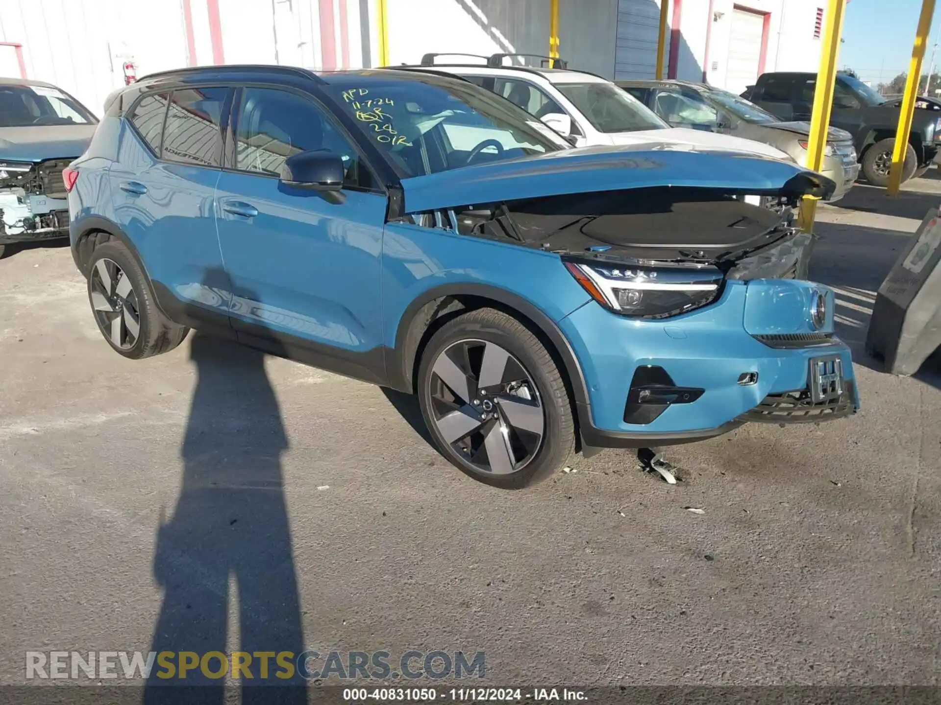 1 fotografías del automóvil dañado YV4ER3XM9R2233945 VOLVO XC40 RECHARGE PURE ELECTRIC 2024