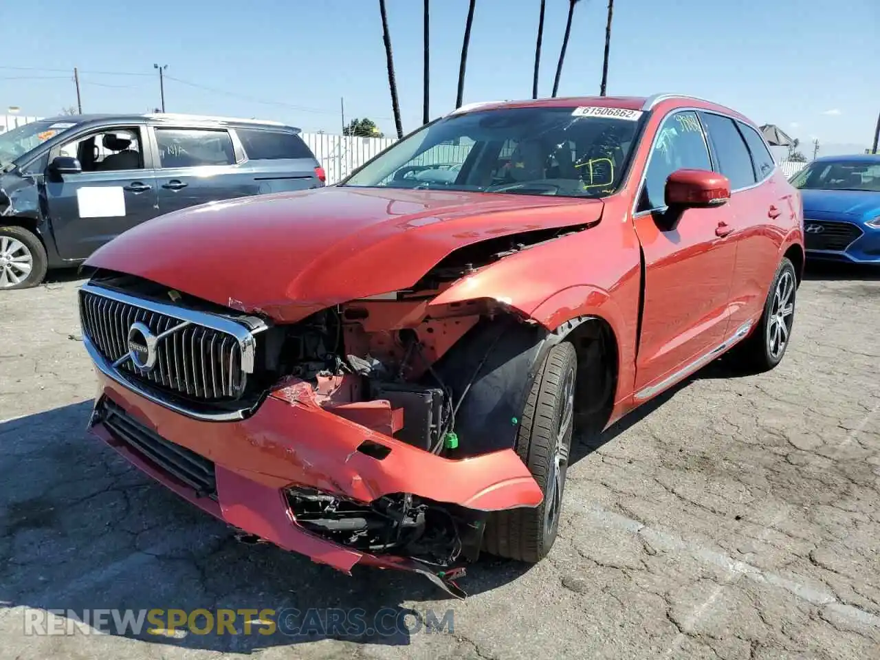 2 Photograph of a damaged car LYV102RL8KB319293 VOLVO XC60 2019