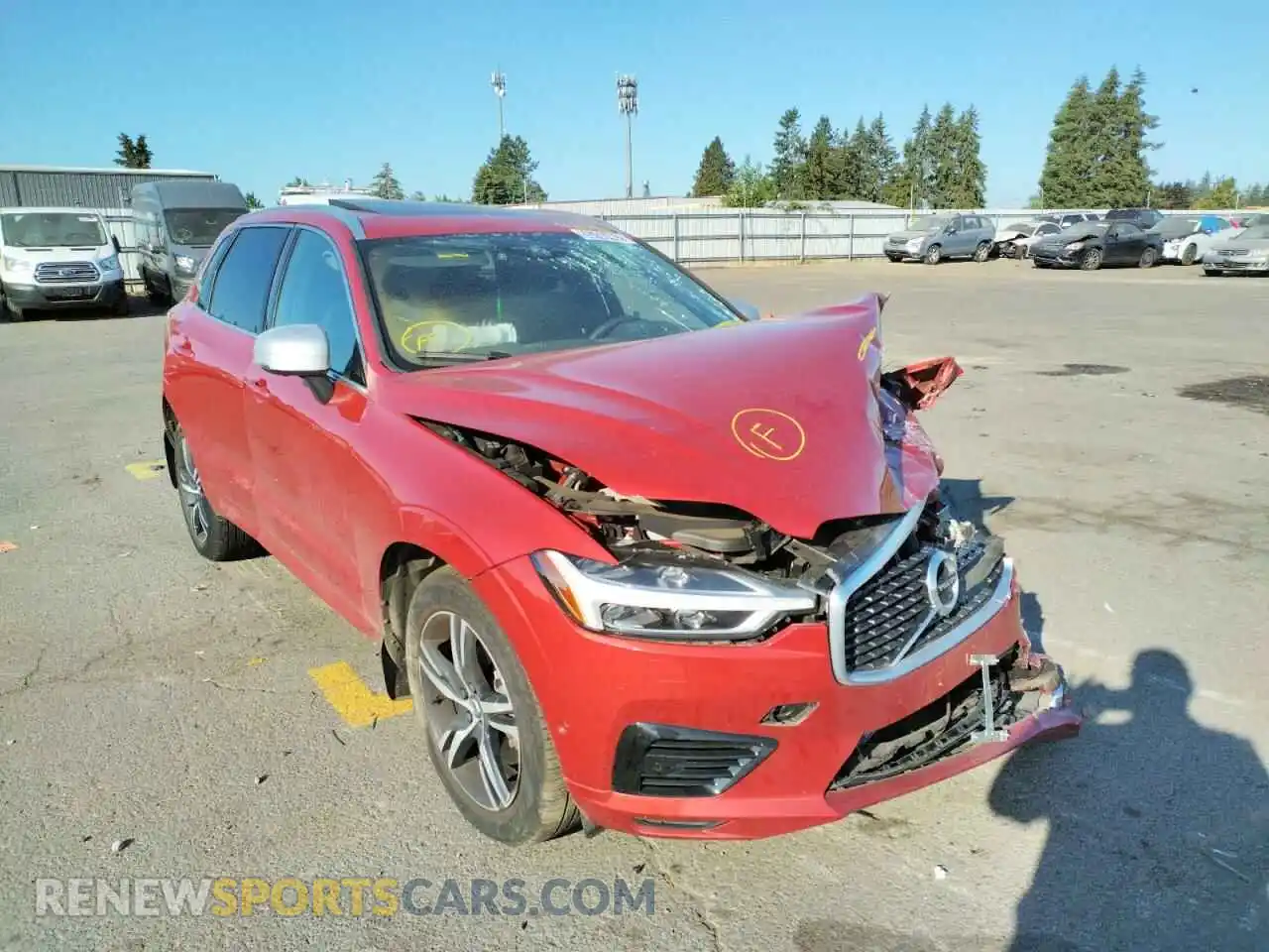 1 Photograph of a damaged car LYVBR0DM5KB263845 VOLVO XC60 2019