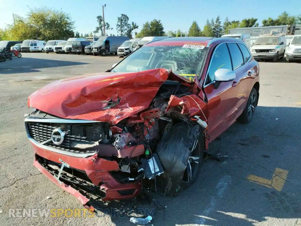 2 Photograph of a damaged car LYVBR0DM5KB263845 VOLVO XC60 2019