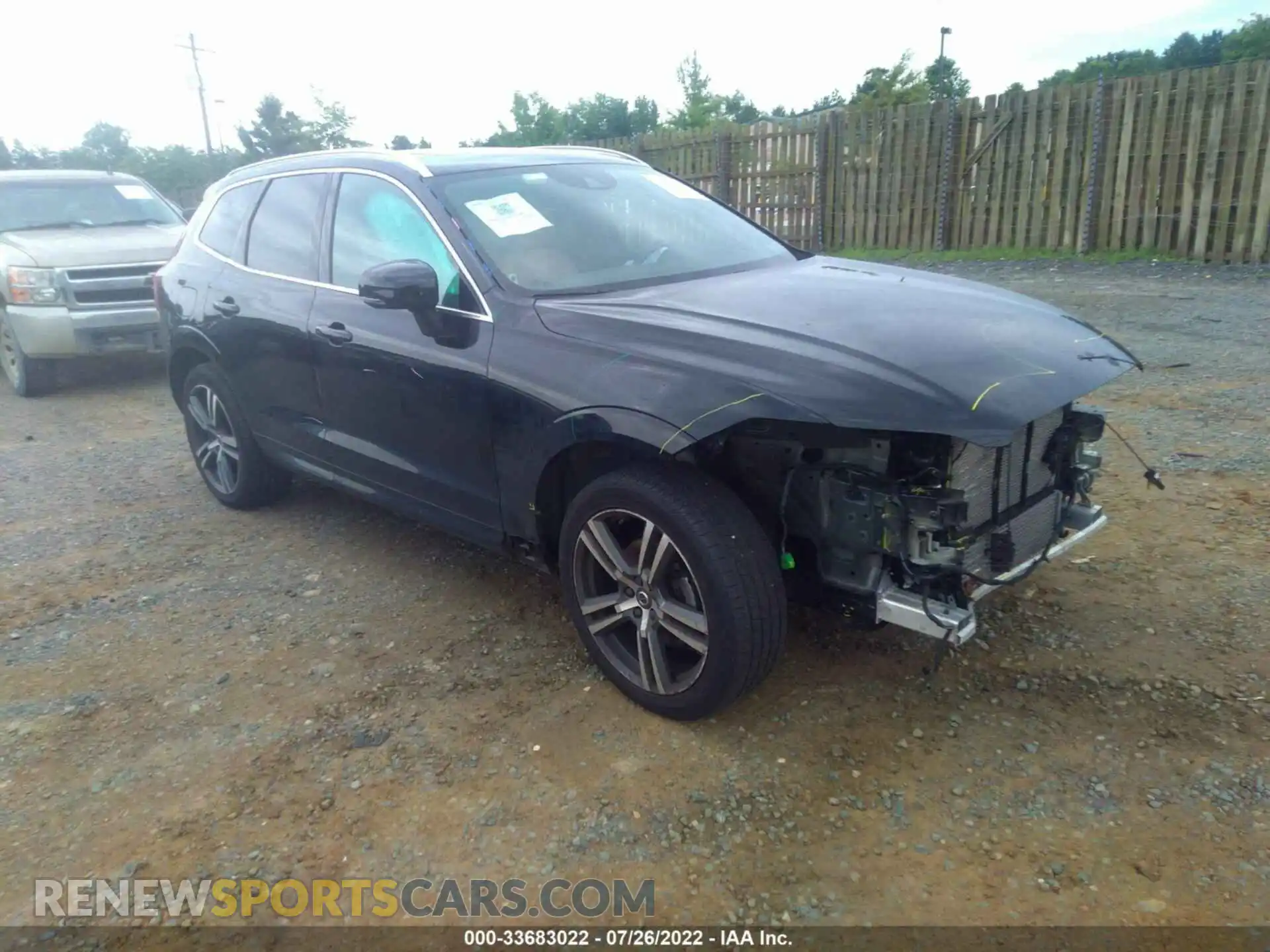 1 Photograph of a damaged car YV4102RK9L1566156 VOLVO XC60 2020