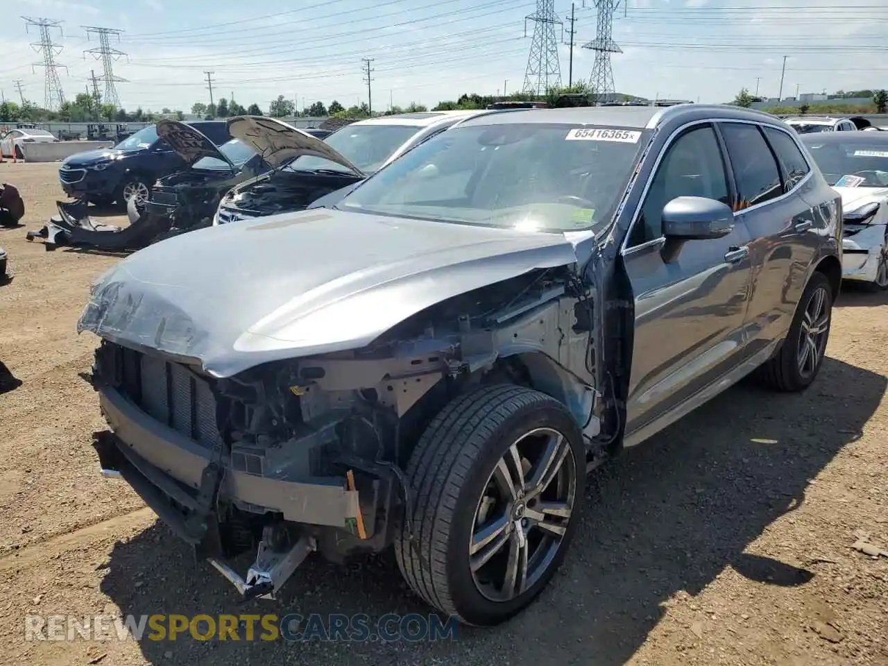 1 Photograph of a damaged car YV4102RK6M1881630 VOLVO XC60 2021
