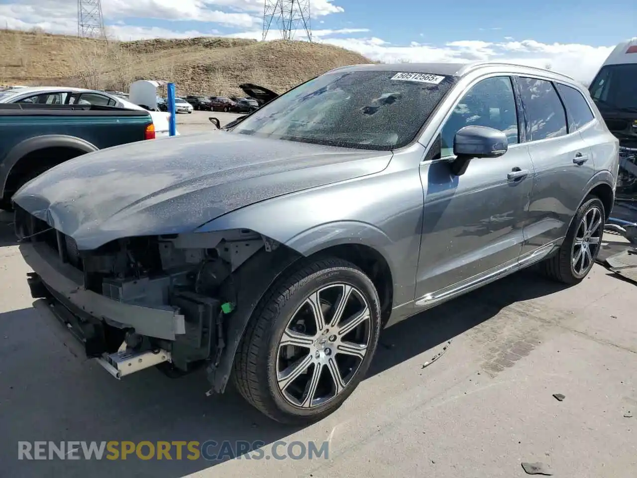 1 Photograph of a damaged car YV4102RL1M1685670 VOLVO XC60 2021