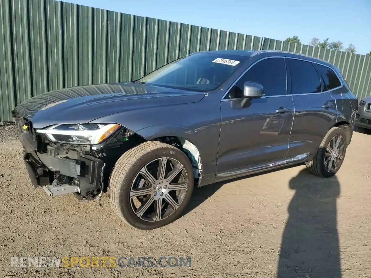 1 Photograph of a damaged car YV4102RL8M1733049 VOLVO XC60 2021