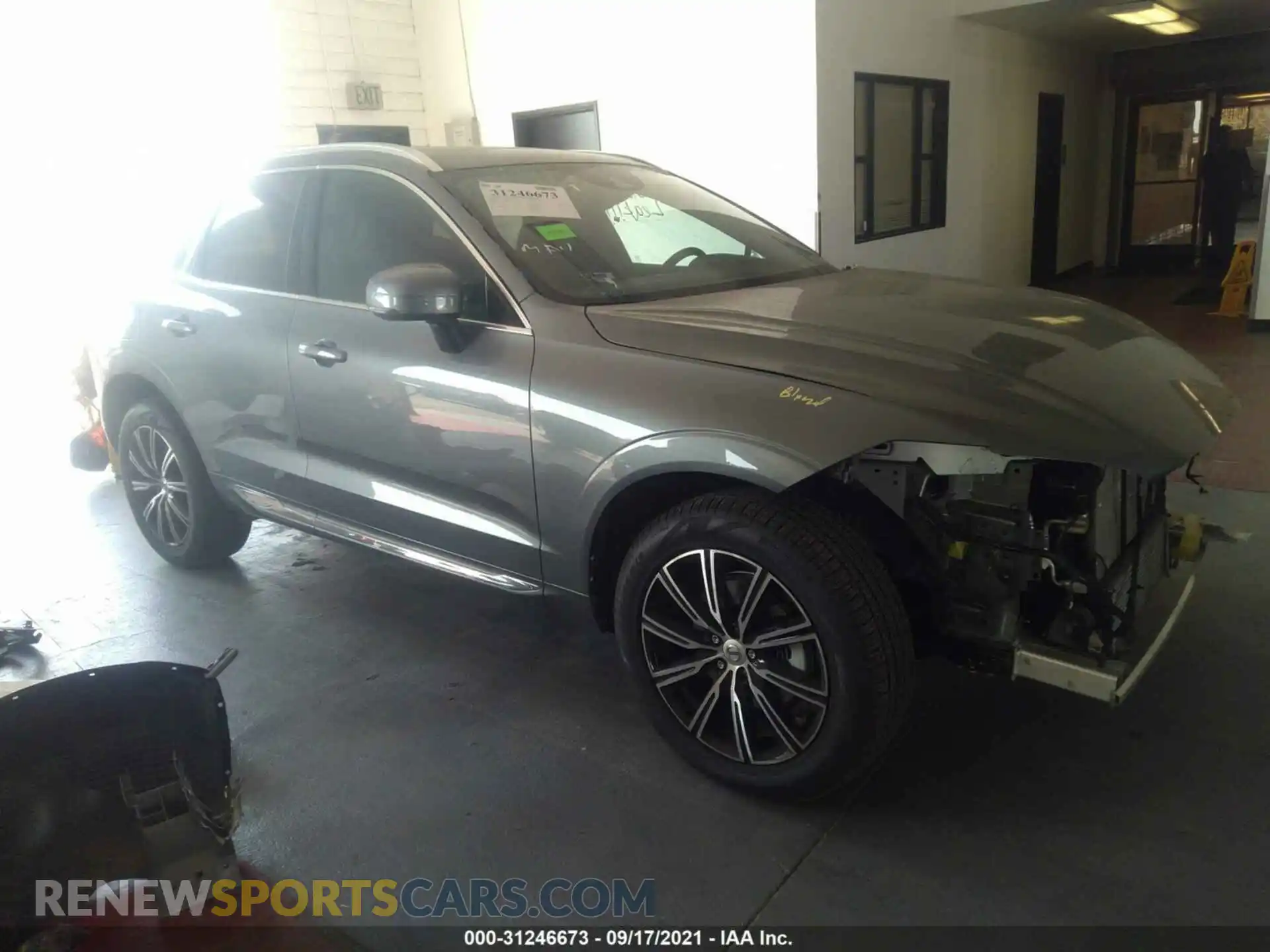 1 Photograph of a damaged car YV4102RL9M1709844 VOLVO XC60 2021