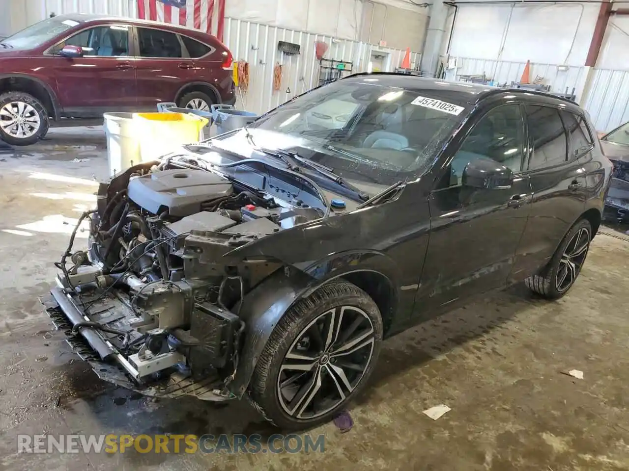 1 Photograph of a damaged car YV4102RM7M1886174 VOLVO XC60 2021