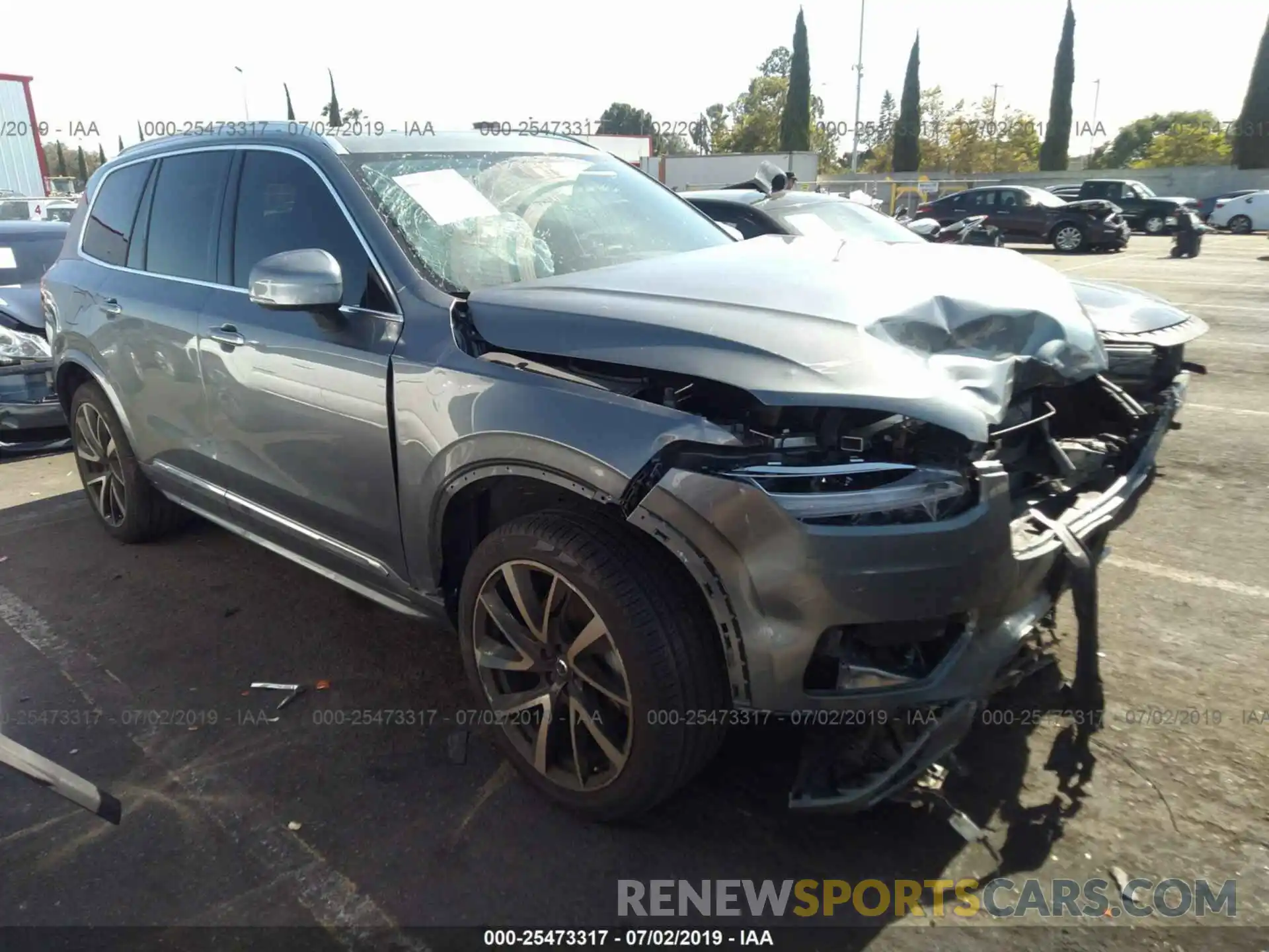 1 Photograph of a damaged car YV4A22PL0K1432897 VOLVO XC90 2019