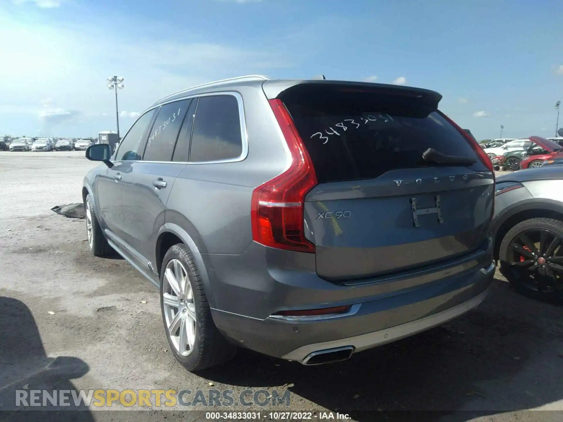 3 Photograph of a damaged car YV4A22PL2K1458370 VOLVO XC90 2019
