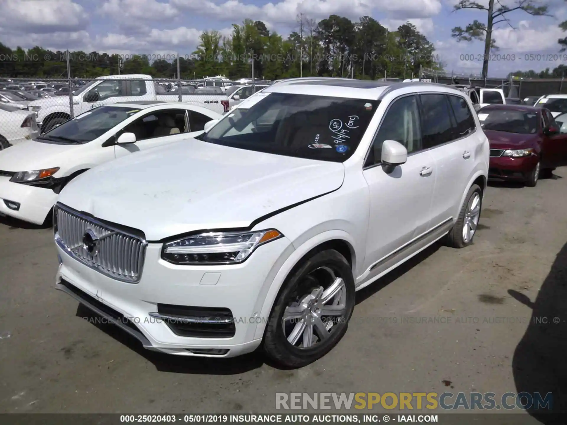 2 Photograph of a damaged car YV4A22PLXK1431420 VOLVO XC90 2019