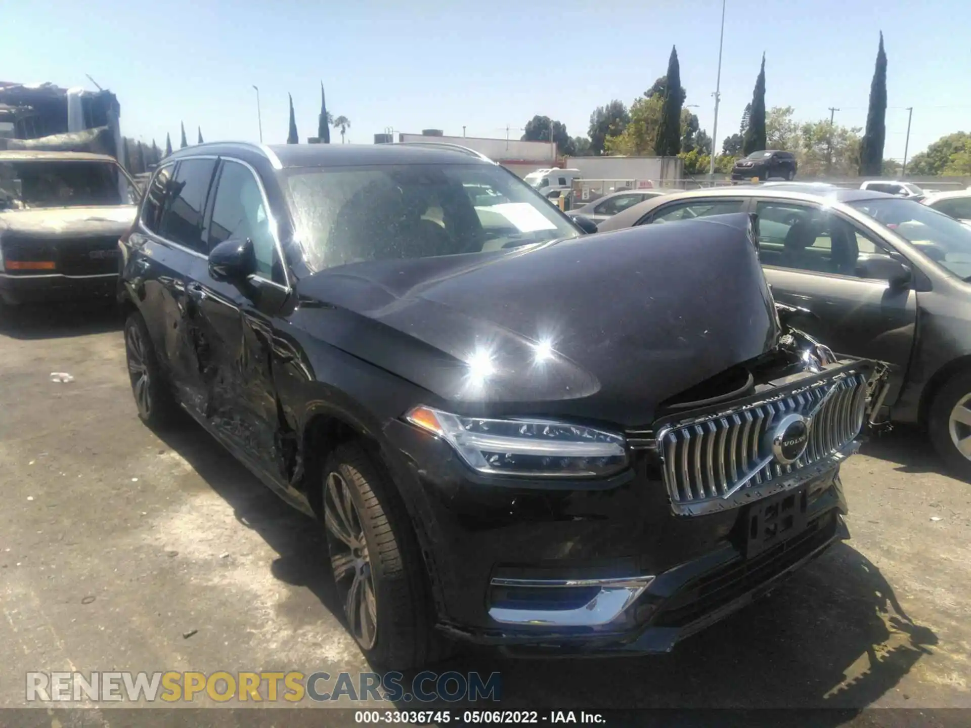 1 fotografías del automóvil dañado YV4A22PL2L1618233 VOLVO XC90 2020