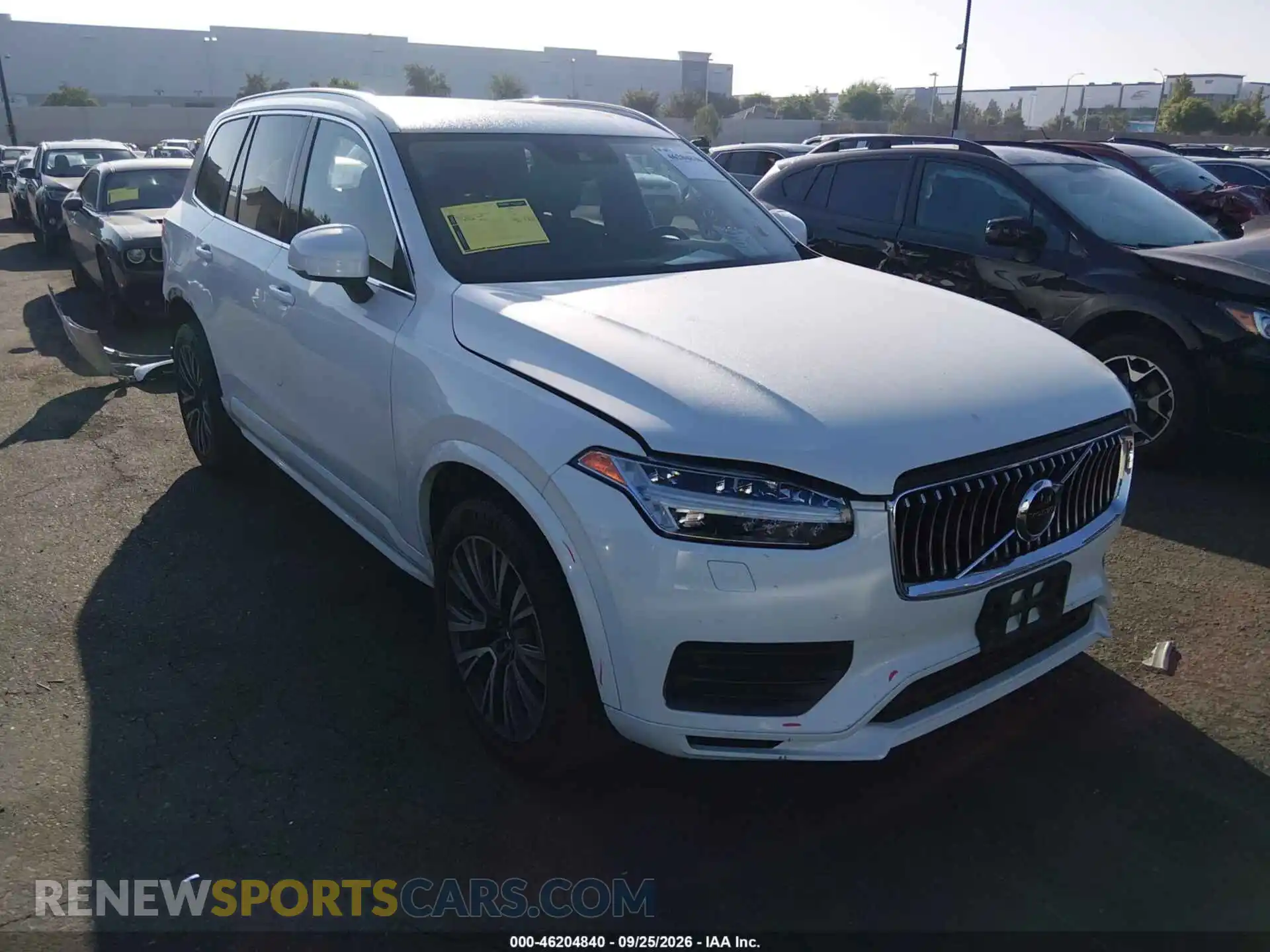1 Photograph of a damaged car YV4102CK8M1745752 VOLVO XC90 2021