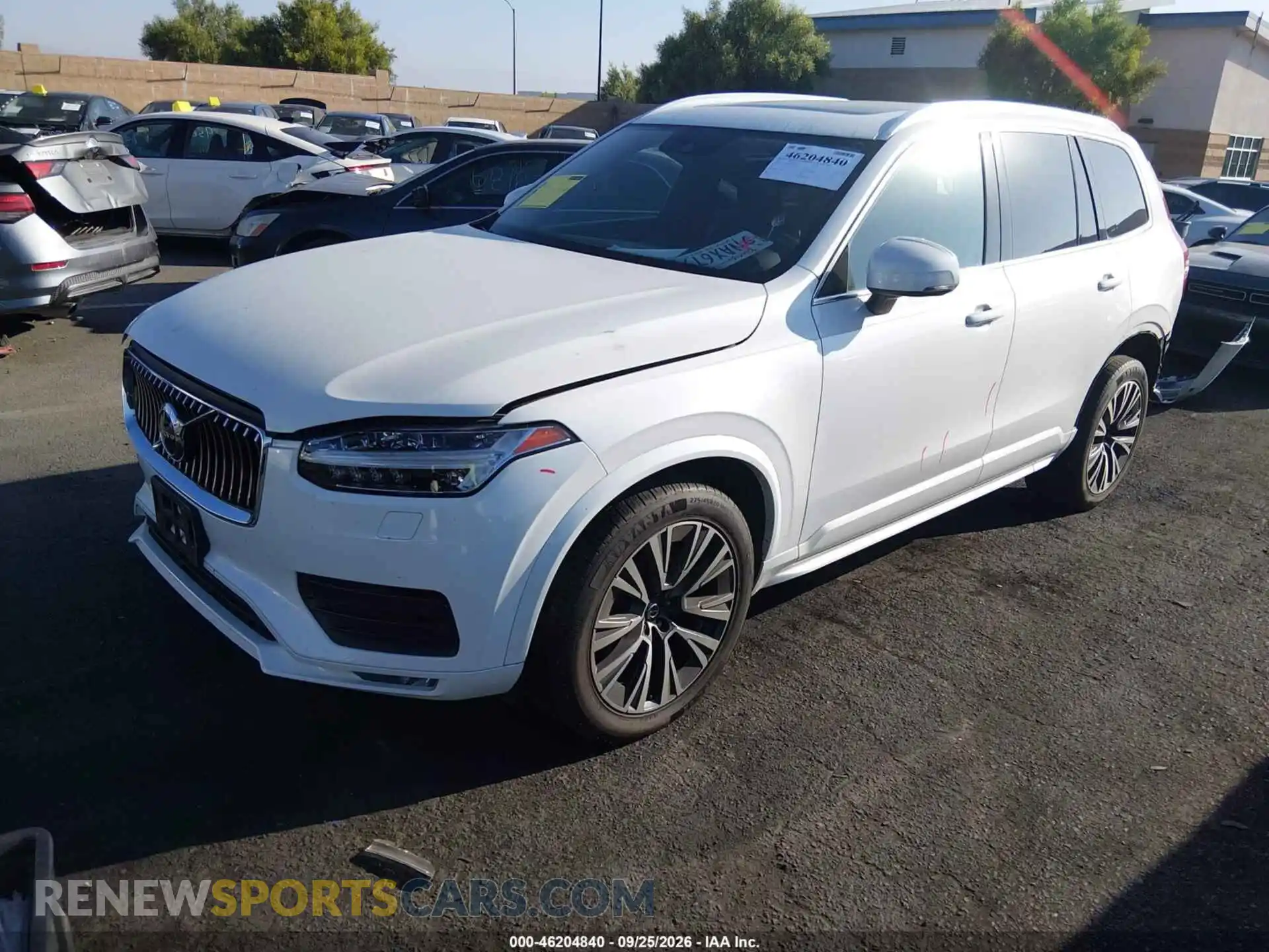 2 Photograph of a damaged car YV4102CK8M1745752 VOLVO XC90 2021