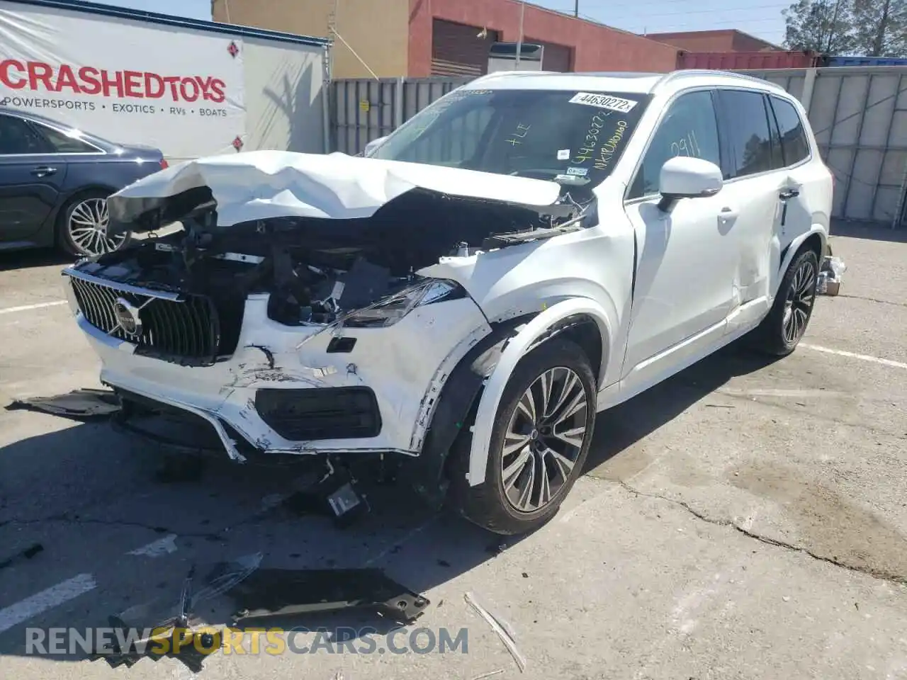 2 Фотография поврежденного автомобиля YV4102PK5M1714839 VOLVO XC90 2021