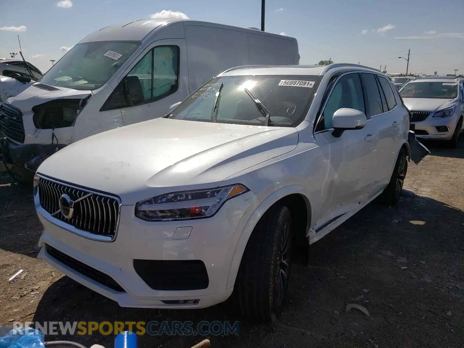2 Photograph of a damaged car YV4A22PK3M1765931 VOLVO XC90 2021