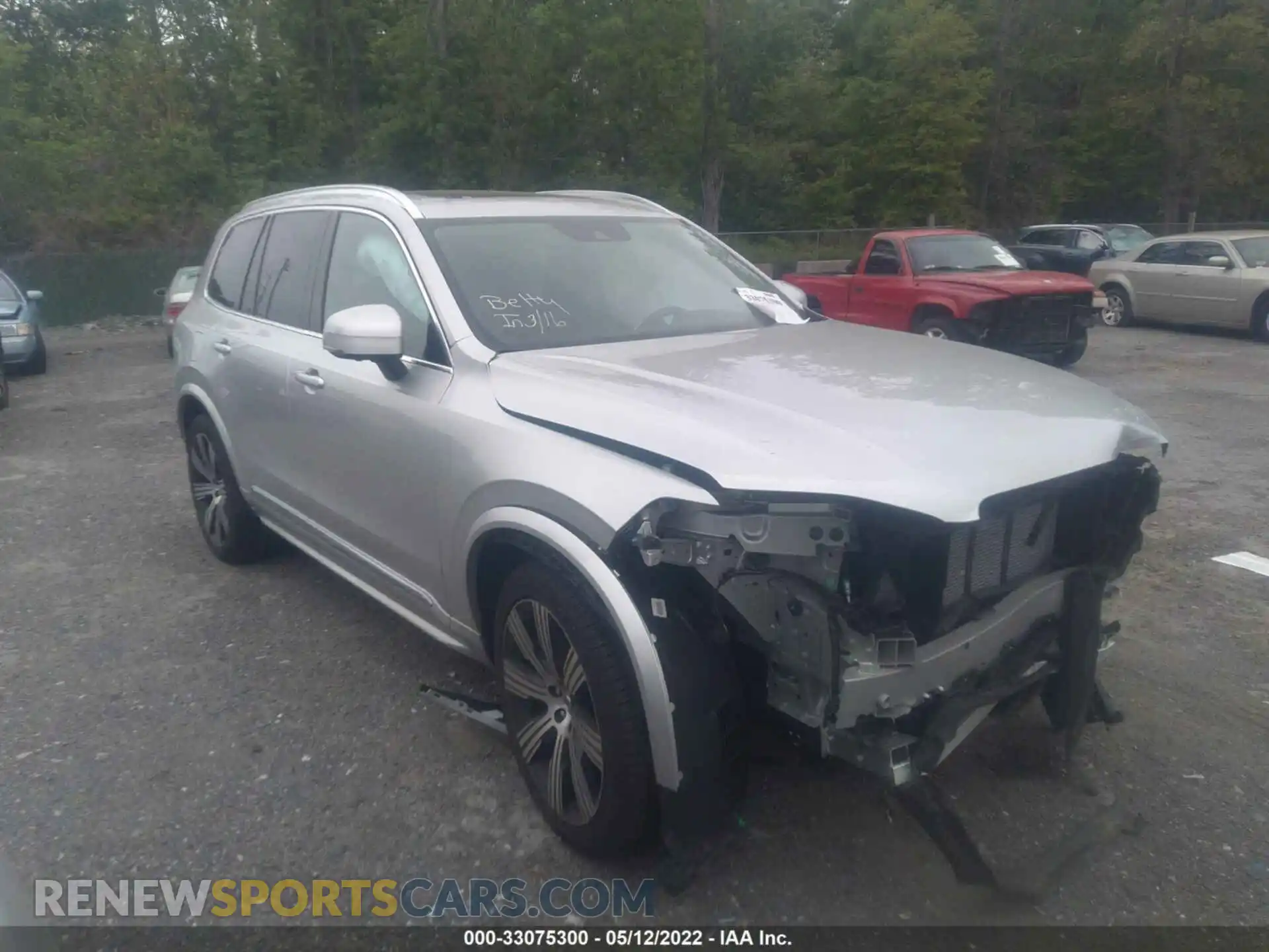 1 Photograph of a damaged car YV4A22PL1M1760333 VOLVO XC90 2021