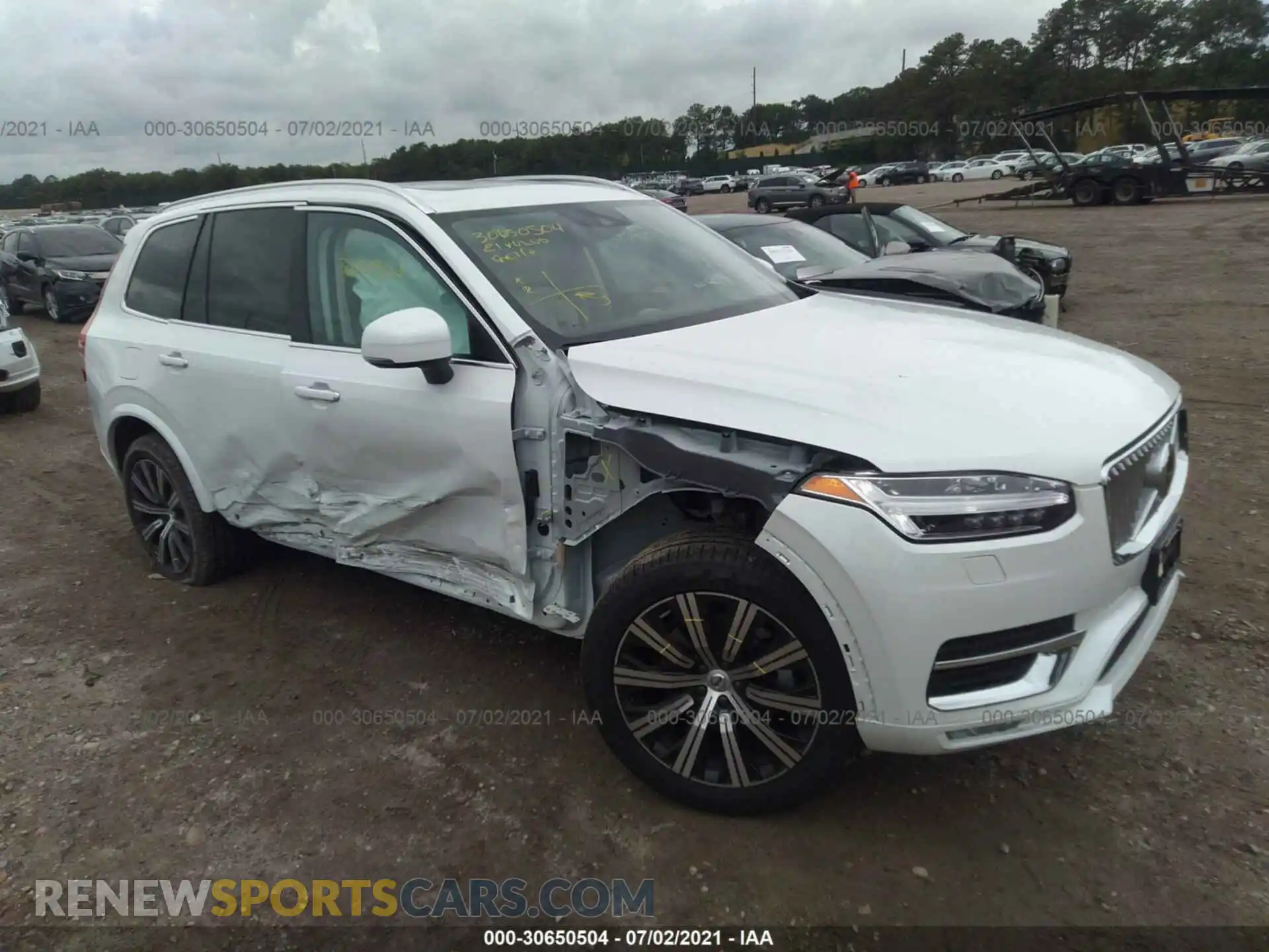 1 Photograph of a damaged car YV4A22PL4M1720103 VOLVO XC90 2021