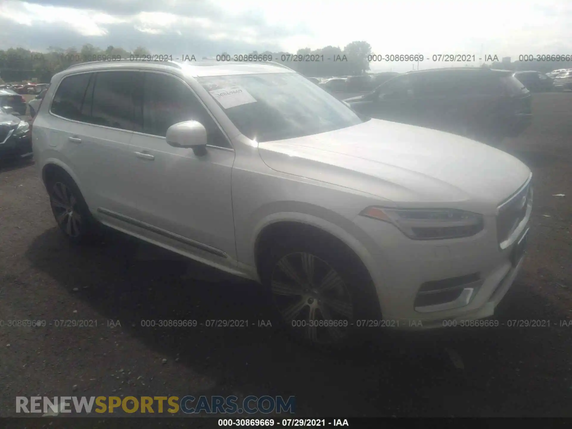 1 Photograph of a damaged car YV4A22PL4M1725916 VOLVO XC90 2021