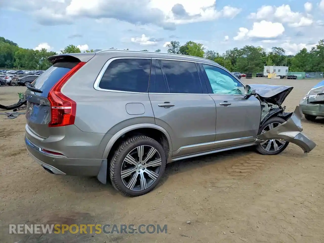 3 fotografías del automóvil dañado YV4A22PL7M1678042 VOLVO XC90 2021