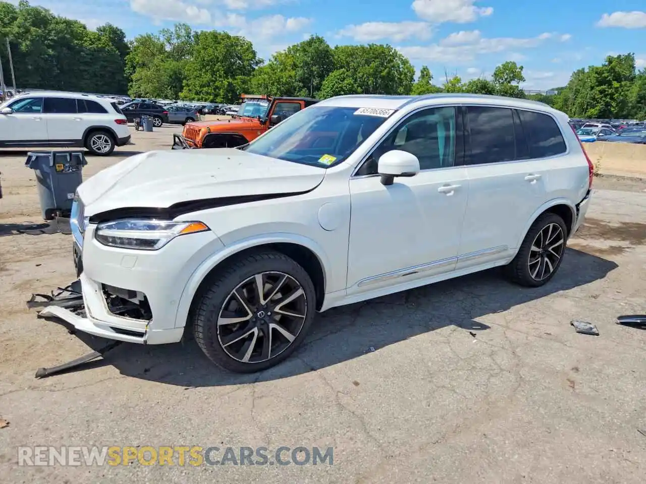 1 Photograph of a damaged car YV4BR0CK3M1762845 VOLVO XC90 2021