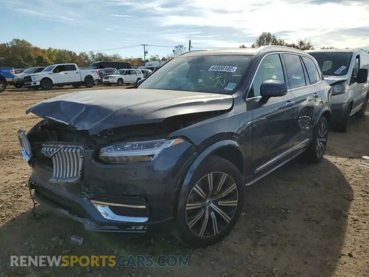 2 Photograph of a damaged car YV4A22PL4N1848763 VOLVO XC90 2022