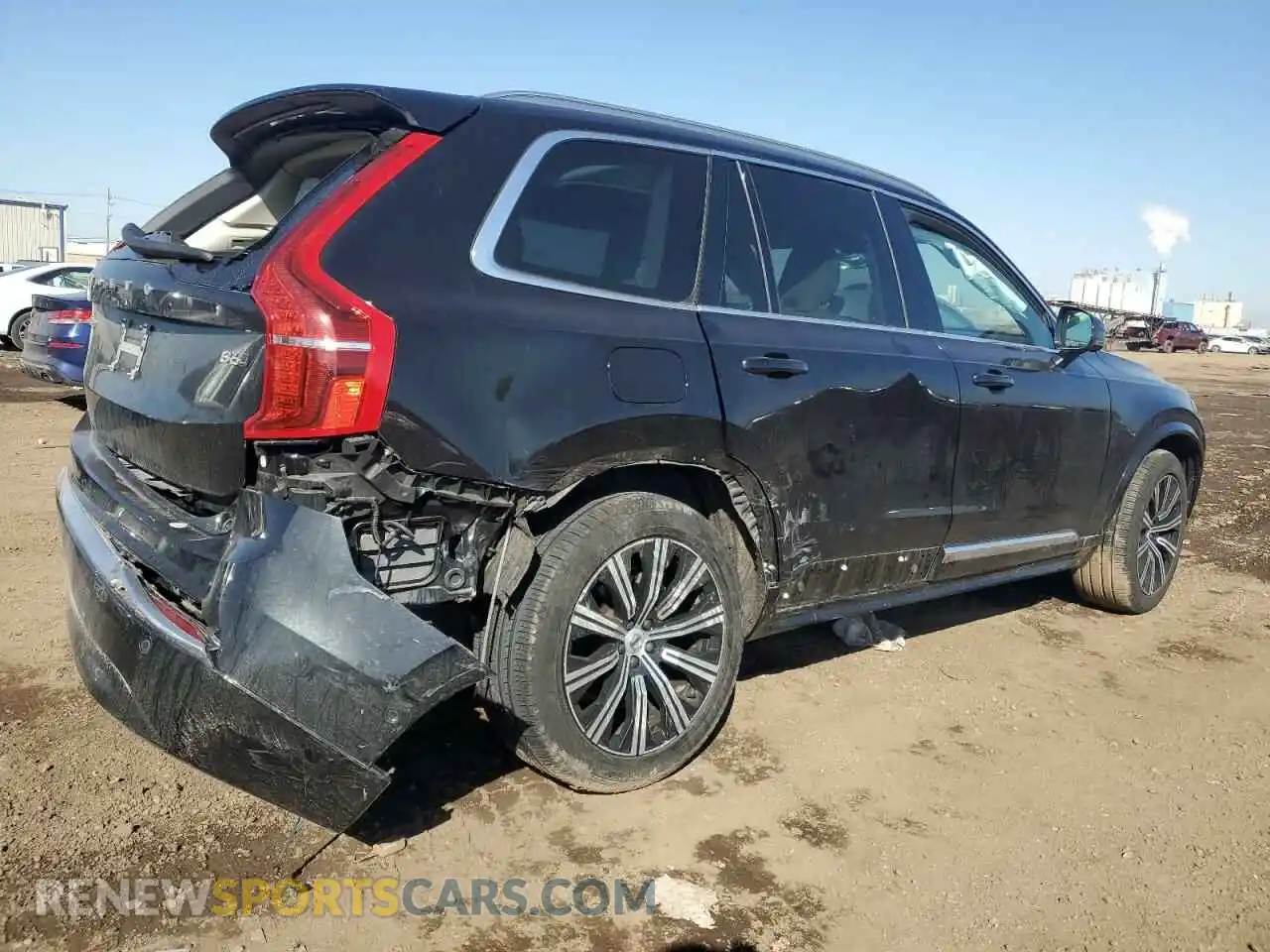 3 fotografías del automóvil dañado YV40621N0P1997314 VOLVO XC90 PLUS 2023