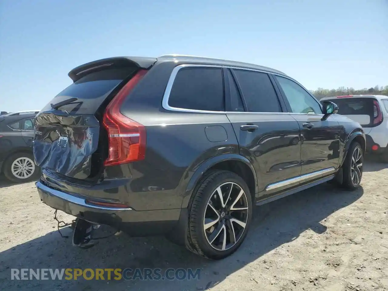 3 fotografías del automóvil dañado YV4062PN3P1946994 VOLVO XC90 PLUS 2023
