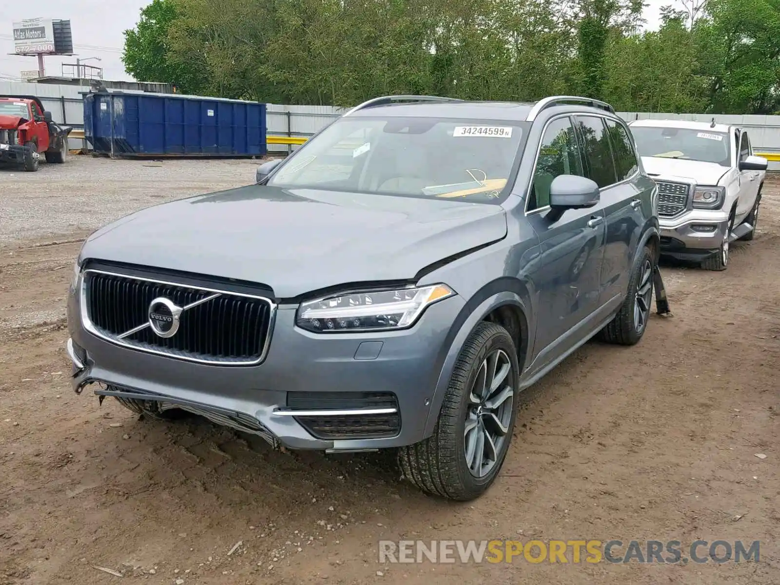 2 Photograph of a damaged car YV4A22PK8K1424604 VOLVO XC90 T6 2019