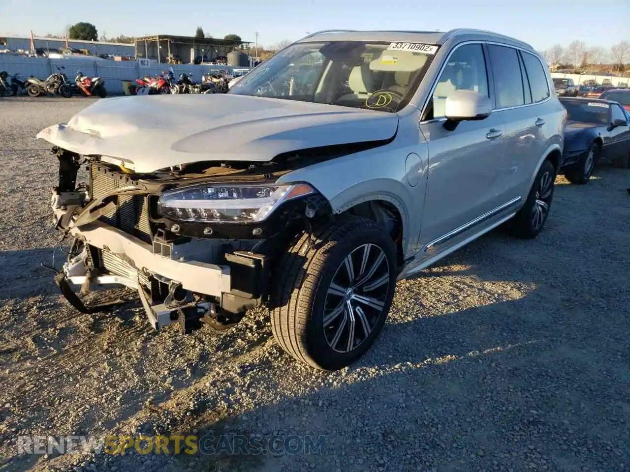 2 Photograph of a damaged car YV4BR0CL4M1689381 VOLVO XC90 T8 RE 2021